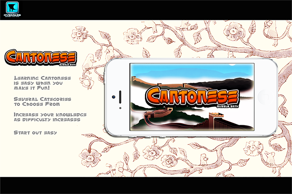 Android application Cantonese Words Bubble Bath screenshort