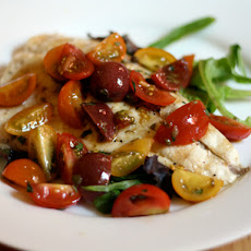Dinner Tonight: Grilled Whitefish Salad with Tomatoes and Tarragon Vinaigrette