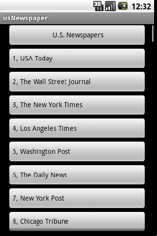 u-s-newspaper for android screenshot