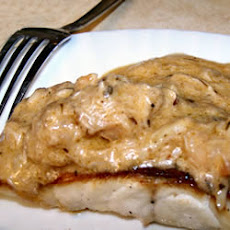 Broiled Grouper with Creamy Crab and Shrimp Sauce