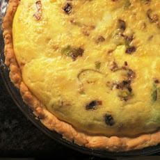 Caramelized Leek Tart with Bacon and Brie