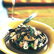 Portobellos Stuffed with Corn and Mushrooms