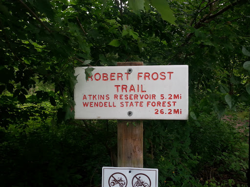 Robert Frost Trail Marker