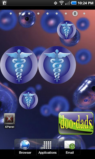 Medical Symbol doo-dad blue
