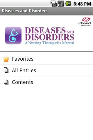 Diseases and Disorders v1