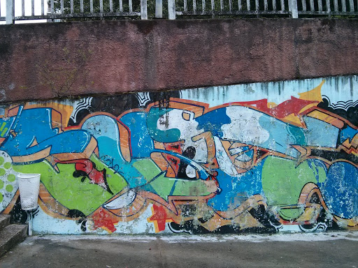 Mural En La Pared Colores Pontika