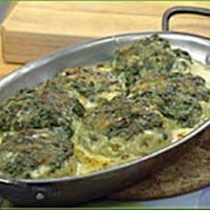 Spinach Stuffed Artichoke Bottoms