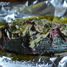 Fish Baked in Foil with Fennel and Lime