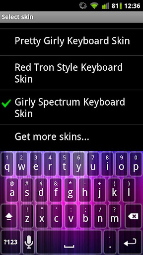 Girly Spectrum Keyboard Skin