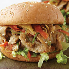 Gingered Pork Burger Recipe