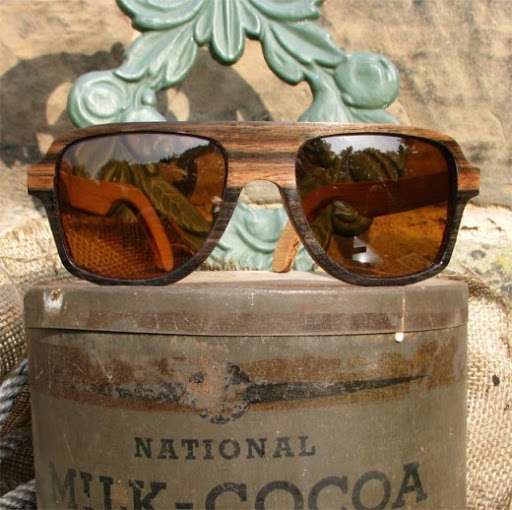Moat House Eyewear wooden sunglasses made in England Blickers
