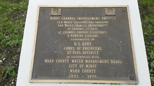 Minot Channel Improvement Project Memorial