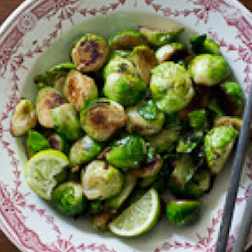 Pan Roasted Brussels Sprouts with Fish Sauce