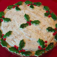 Eggnog  and Holly Pie