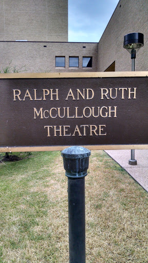 Ralph And Ruth McCullough Theatre Plaque