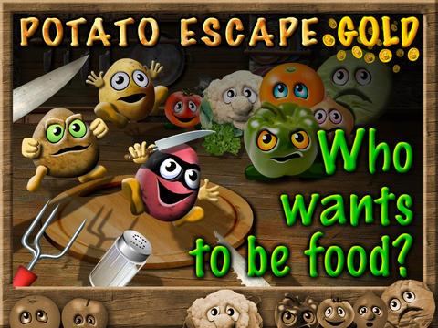 Android application Potato Escape Gold - Runner screenshort