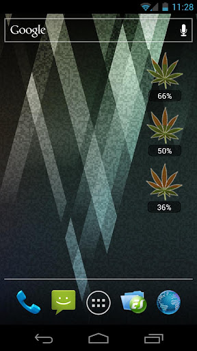 Weed Battery Widget