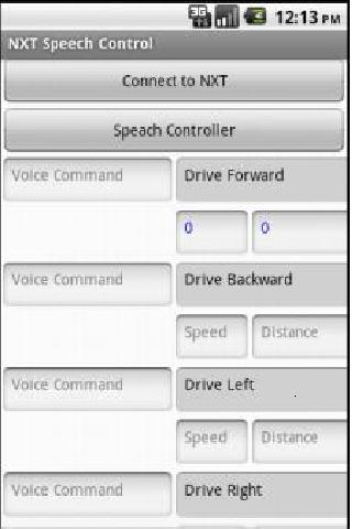 NXT Speech Control