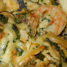 Shrimp, Spinach and Mushroom Enchiladas