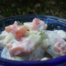 Yogurt Tomato Salad