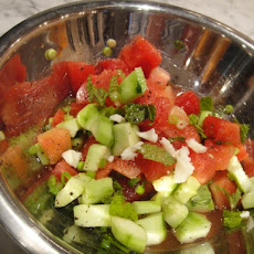 Cucumber & Melon Salad with Mint
