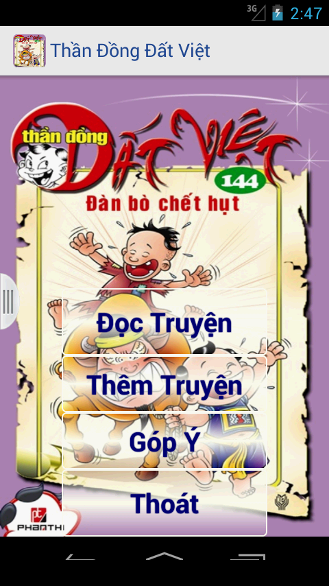 Android application Thần Đồng Đất Việt - Trọn bộ screenshort
