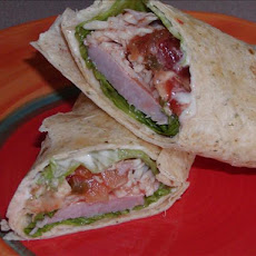 Caesar's Pig Arriba! (Wrap W/ Ham & Caesar Dressing)