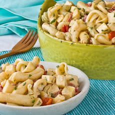 Pasta Salad with Gouda, Red Peppers & Artichoke Hearts
