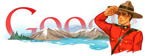 Google Doodle 140th Anniversary of the RCMP