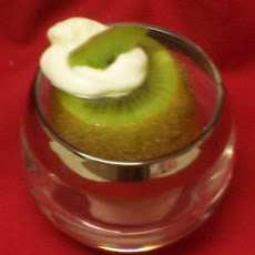 Kiwis With Honey and Whip Cream