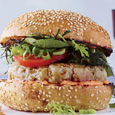 Spicy Tuna Burgers with Soy Glaze