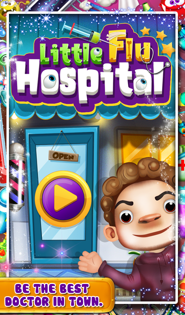Android application Little Flu Hospital screenshort