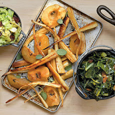 Roasted Apples and Parsnips