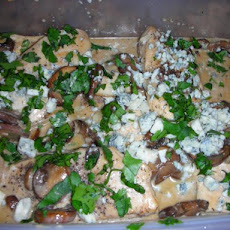 Mean Chef's Chicken With Marsala, Mushrooms and Gorgonzola