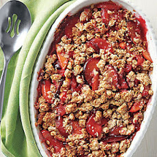 Peach and Plum Crisp