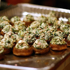 Wild and Mild Stuffed Mushrooms