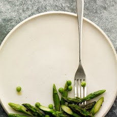 Sauteed Asparagus and Peas