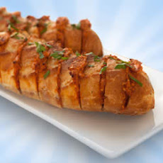 Accordion Bread with Three-Cheese Spread