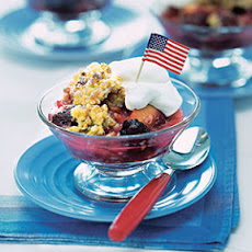 Blackberry-Nectarine Crisp