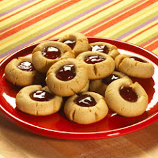 Peanut Butter & Jelly Thumbprint Cookies