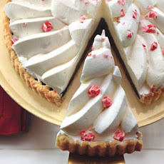 Dark Chocolate and Peppermint Whipped Cream Tart