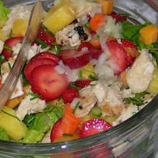 Fruity Grilled Chicken Salad Supper