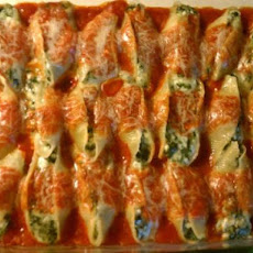 Spinach and Cheese Stuffed Shells