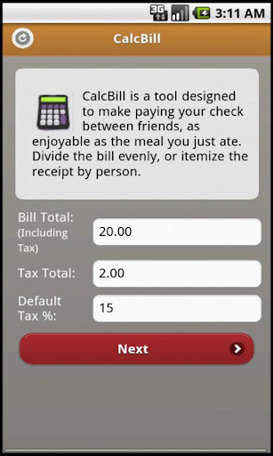 CalcBill Free