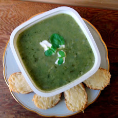 Fresh Watercress, Potato and Celery Root Soup