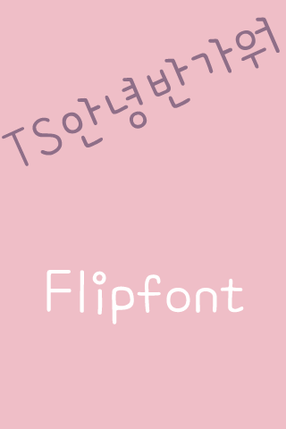 TS안녕반가워™ 한국어 Flipfont