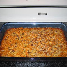 Peanut Butter, Chocolate & Butterscotch Chips Squares Cookie