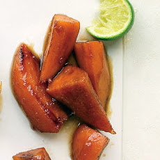 Glazed Sweet Potatoes with Brown Sugar and Lime