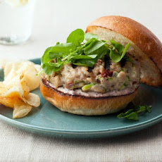 Tuna Burgers with Tapenade Aioli