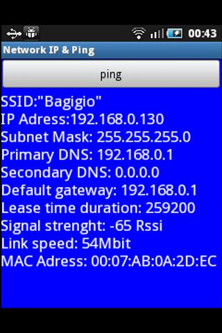 Network IP Ping
